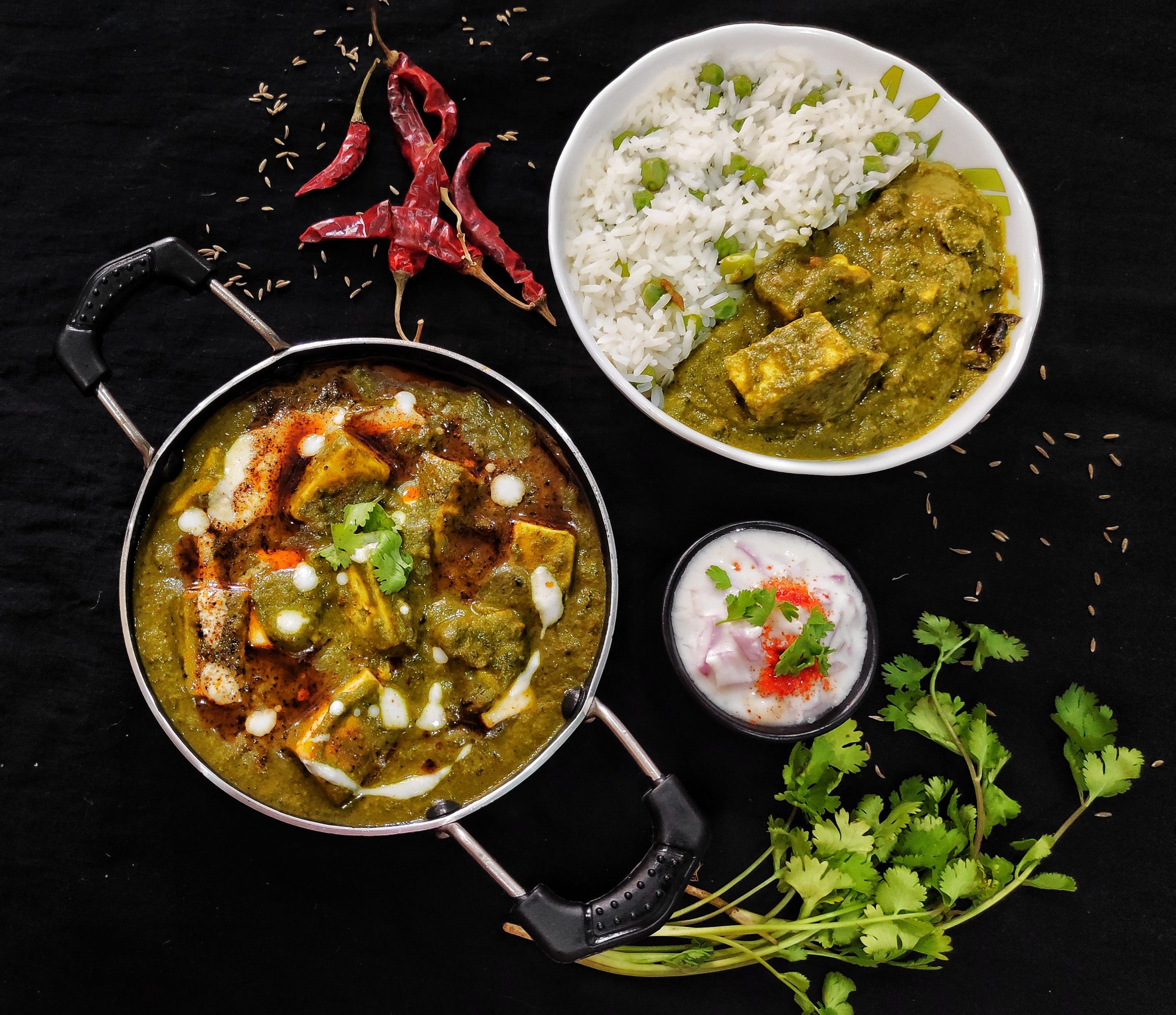 Example hero photography — a dramatic, moody plated dish