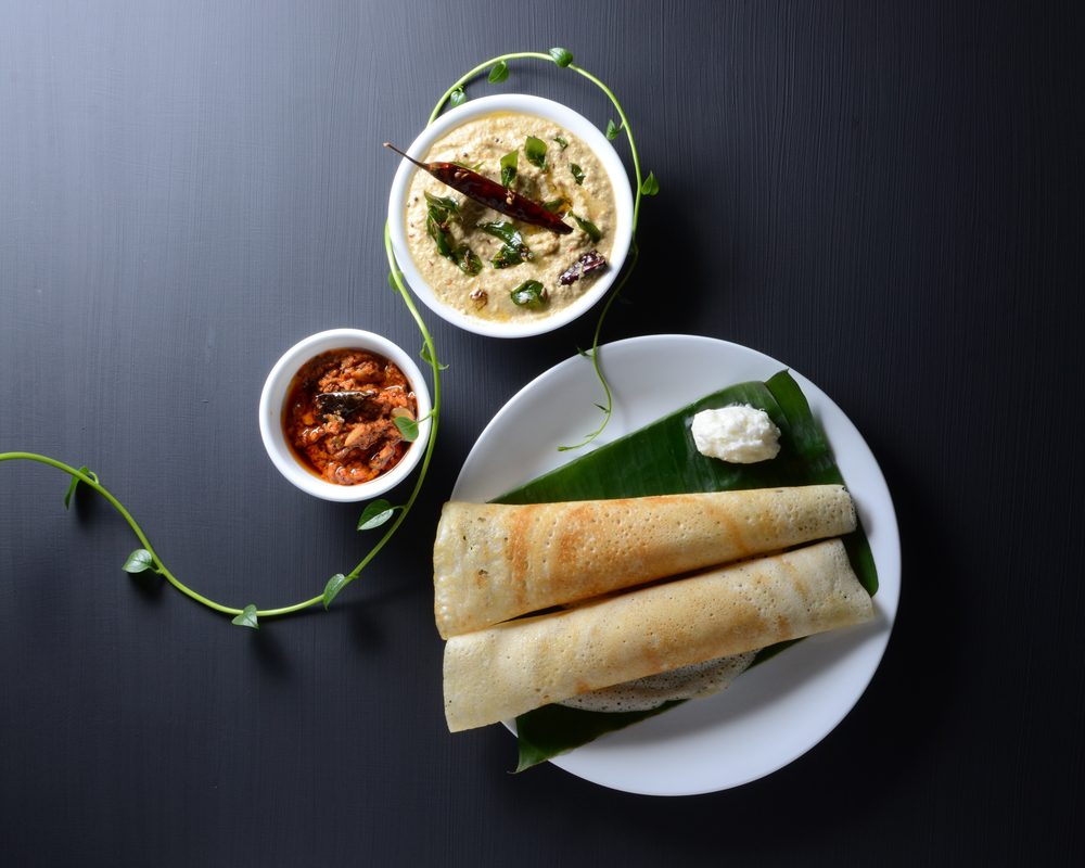Example dish photography — a classic dosa